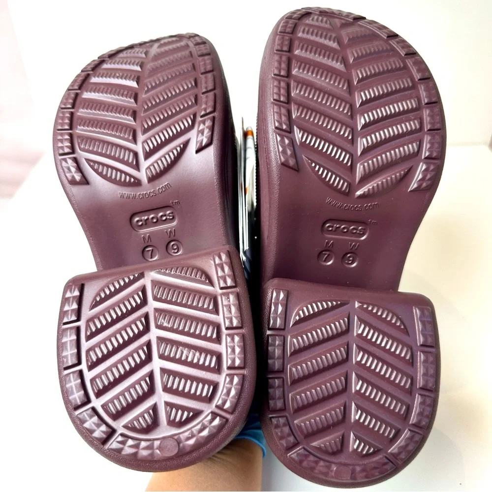 🔖 CROCS Siren Chain Clog High-Heel Stylish Unisex Light Weight - Picture 8 of 8